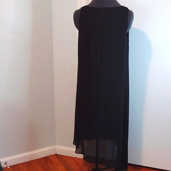NWT Karen Kane Asymmetrical Overlay Shift Dress Size 0X - Picture 5 of 9